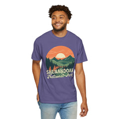Shenandoah National Park Graphic, Comfort Colors Soft Relaxed Fit Unisex Garment-Dyed T-shirt
