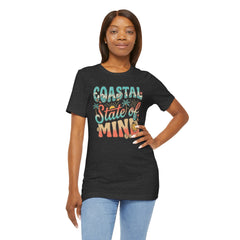 Coastal State of Mind Tee — Retro Beach Graphic T-Shirt