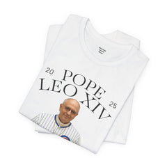 Pope Leo XIV Chicago Cubs Fan Short Sleeve Tee - Made in USA
