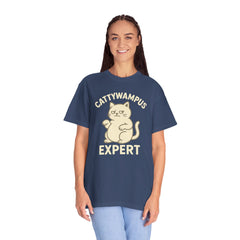 Cattywampus Expert T-Shirt | Funny Cat Tee, Gift for Cat Lovers, Cute Pet Shirt, Casual Wear, Unisex Apparel