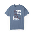 Manta Rays, Sea You Later -  Graphic Unisex Garment-Dyed T-shirt