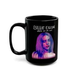Billie Eilish Graphic - Black Mug (11oz, 15oz)