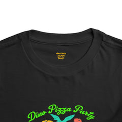 Dino Pizza Party Toddler Tee - Fun Dinosaur Graphic T-Shirt for Kids
