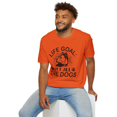 Dog Lover Life Goal Pet ALL The Dogs T-Shirt