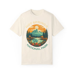 Hot Springs National Park Graphic, Comfort Colors Soft Relaxed Fit Unisex Garment-Dyed T-shirt