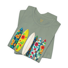 Surfboard Meeting Unisex Tee - Fun Beach Vibe for Summer Gatherings