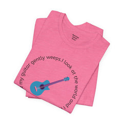 My Guitar Gently Weeps T-Shirt — Music Lover Graphic Tee