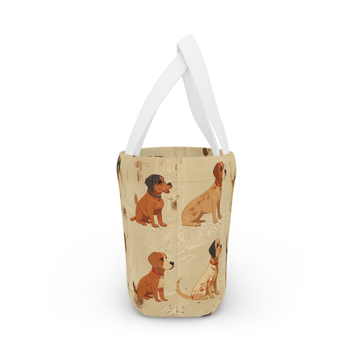 Black And Tan Standing Dogs - Lunch Bag