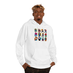 Paneled Hip Hop Clothing Styles that Defined the music and culture of the 1990s - Unisex Hooded Sweatshirt
