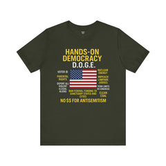 Hands-On Democracy Graphic Tee - Unisex