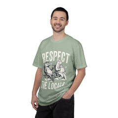 Alligator and Manatee Respect the Locals T-Shirt — Vintage Beach Vibes Graphic Tee