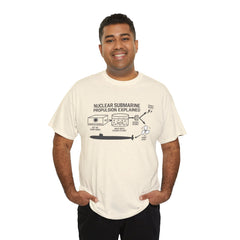 Nuclear Submarine Propulsion Explained Tee, Science Shirt, Geeky Gift, Educational Apparel, STEM Fashion, Nerdy T-Shirt