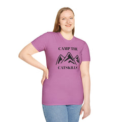 Camp The Catskillsi Unisex Softstyle T-Shirt  Catskill Mountains New York