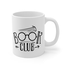 Book Club - Ceramic Mugs (11oz\15oz\20oz) Book Lover / Librarian / Unique Gift / Gift for him / Gift for Her / Cozy Reading Mug, Readers Mug