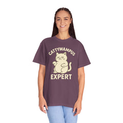Cattywampus Expert T-Shirt | Funny Cat Tee, Gift for Cat Lovers, Cute Pet Shirt, Casual Wear, Unisex Apparel