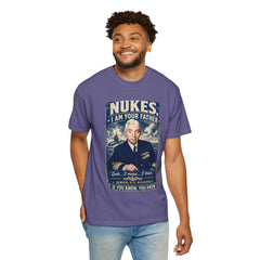 Nukes I Am Your Father Vintage United States Navy Nuclear Power Submarine Graphic T-Shirt