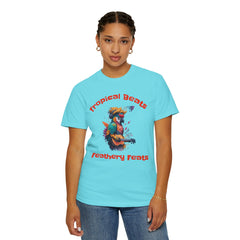 Tropical Beats Graphic T-Shirt — Feathery Feats Design