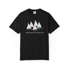 Hempstead Bay Sailing Club T-Shirt — Vintage Sailboat Race Day Tee