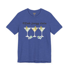 Mah-jongg-tinis  / Mahjong Martini graphics  / Unisex Jersey Short Sleeve Tee /  See Our Matching Tote Bags and Coffee Mugs