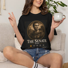 The Senate Rome History's Worst Reviews Vintage Julius Caesar Graphic Tee