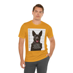 K9 Mugshot Personalized with your Dog T-Shirt