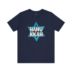 Happy Hanukkah Star Of David - Unisex Jersey Short Sleeve Tee