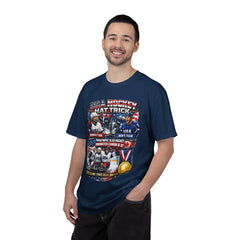 Hockey Hat Trick T-Shirt — USA Men's, Women's & Paralympic Gold Tribute 2026