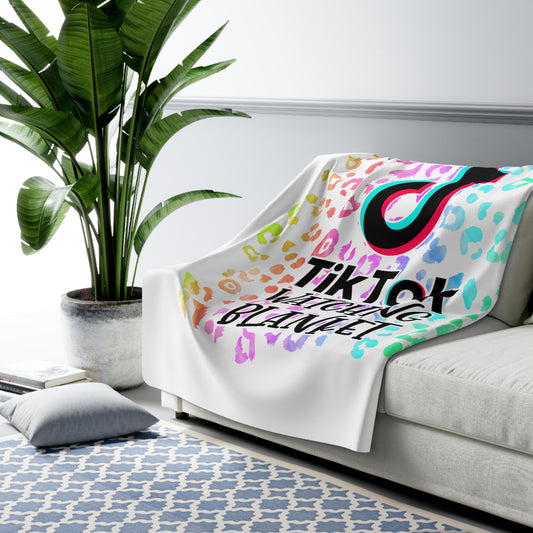 TIK TOK - Graphic Sherpa Fleece Blanket