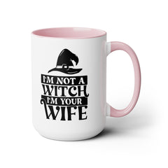 Princess Bride Quote Mug,I'm Not A Witch I'm Your Wife,Valerie,Carol Kane fan,80s Movie Quote,romcom mug,movie lover gift,comedy movie mug,