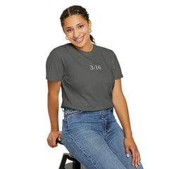 3:16 Quiet Faith T-Shirt — Minimal Christian Scripture