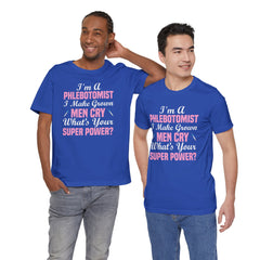 Phlebotomist Humor Tee, Funny Medical Shirt, Nurse Gift, Blood Tech Wear, Cute Phlebotomy Humor, Healthcare Apparel