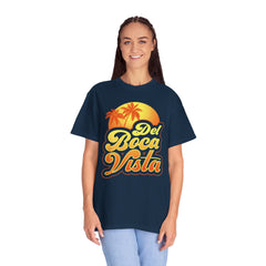 Del Boca Vista Graphic - Unisex Garment-Dyed T-shirt