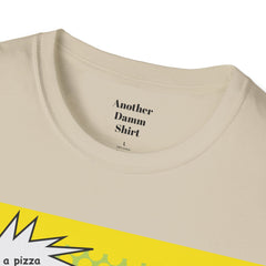 GET ME A PIZZA Cat Pop Art Unisex Softstyle T Shirt  For the Feline or Pizza Lover in all of us.