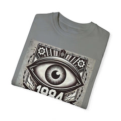 1984 Orwellian Graphic, Comfort Colors Soft Relaxed Fit Unisex Garment-Dyed T-shirt