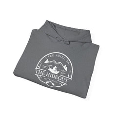The Hideout Adventure Hoodie – Lake Ariel, PA Mountain Graphic Hooded Sweatshirt