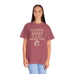 Classy Sassy T-shirt, Unisex Casual Top, Statement Tee, Gift for Her, Fashion Apparel, Birthday Humor Shirt