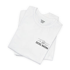 Dog Mom T-Shirt — Personalized Your Dog Image  Tee (Custom Name)