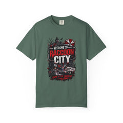 Raccoon City Graphic T-Shirt — "Welcome to Raccoon City" Horror Gamer Tee