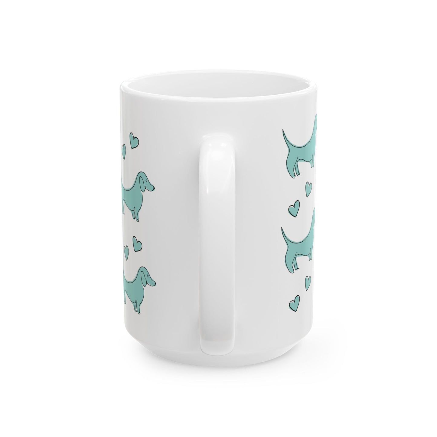 Dachshund Ceramic Mug, (11oz, 15oz)