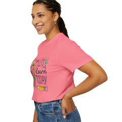 Floral Teacher T-Shirt - Comfort Colors Soft