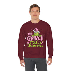 Grinch Stole My Lesson Plan Sweatshirt