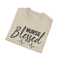 Blessed Nurse - Unisex Softstyle T-Shirt | Nurse Awareness, Medical Wear, Gift For Her, Scrubs Lover, Hospital Staff Gift, Registered Nurse