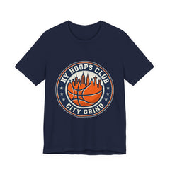 City Grind Varsity Basketball Tee | NY Hoops Club, streetwear collegiate