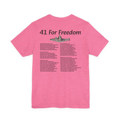 41 For Freedom FBM Fleet Ballistic Missile Submarine Unisex Jersey Short Sleeve Tee