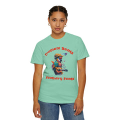 Tropical Beats Graphic T-Shirt — Feathery Feats Design