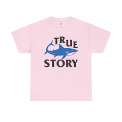 Amputee Humor Shark Attack  - Unisex Heavy Cotton Tee