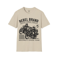 Rebel Brand Motorcycle Race Team Unisex Softstyle T-Shirt
