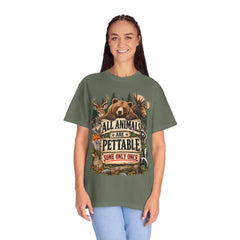 All Animals Are Pettable T-Shirt – Funny Animal Lover Wildlife Design