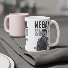 The Walking Dead Rick, Daryl & Negan Ceramic Mug — Three Character Images (11/15/20 oz)