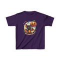 Cute Bat With a Pumpkin Balloon - Kids Heavy Cotton™ Tee